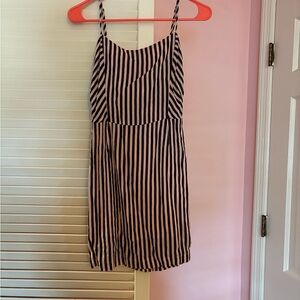 Lush Black and Pink Striped Garment